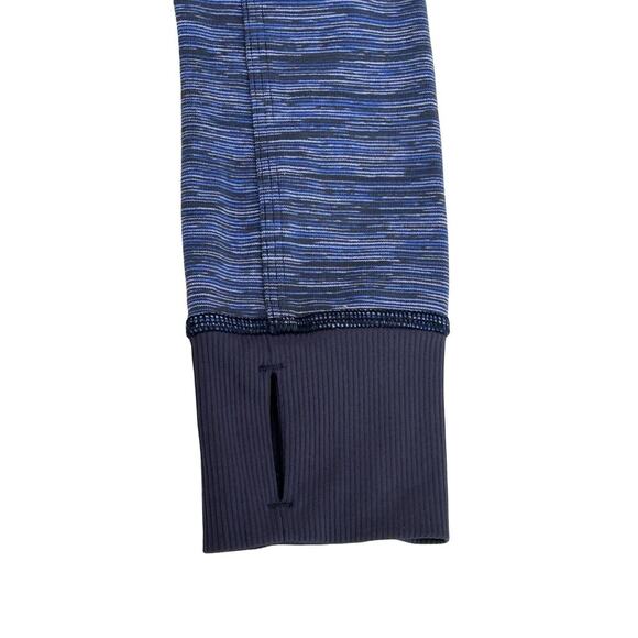 Lululemon Nice Asana Jacket Womens Size 4 Space Cadet Blue Full Zip Luon - Picture 6 of 8